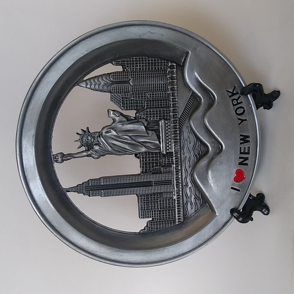 New York Souvenir Decorative Metal Plate